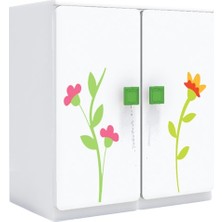 Woody Life 2 Kapaklı Çocuk Odası Anaokulu Kreş Dolap Ilkbahar Temalı