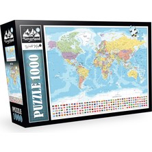 Neverland 1000 Parça Dünya Haritası