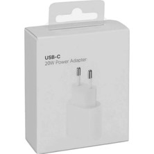 Miyuu Apple Airpods (2. Nesil) Uyumlu 20W Usb-C Güç Adaptörü + 1m Usb-C Lightning Şarj Kablosu Seti