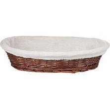Epinox Hasır Bezli Ekmek Sepeti Oval 32CM ESO-32R