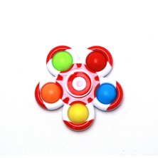 Pop It Duyusal Oyuncak Bayrak Desenli Stres Çarkı Popit 1041B12