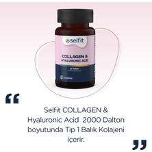 Selfit Collagen & Hyaluronic Acid Tablet 30 Tablet x 3 Adet