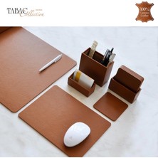 Tabac 515-13 Smoothy Hakiki Deri Sümen Takımı Marine Hardal