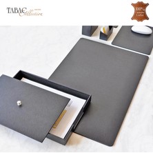 Tabac 515-19 Smoothy Hakiki Deri Sümen Takımı Marine Siyah