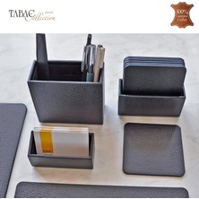Tabac 515-19 Smoothy Hakiki Deri Sümen Takımı Marine Siyah