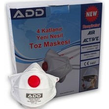 Add Air Actıve 5510 V Çok Amaçlı Toz Maskesi 10'lu