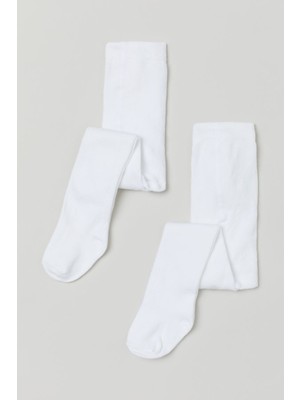 Mem Socks 2'li Desensiz Pamuklu Çocuk Külotlu Çorap