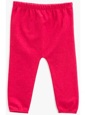 Koton 2Kmg49989Ok Normal Bel Pembe Kız Çocuk Eşofman Altı