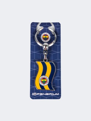 Fenerium Bayrak Sarı-Laci Metal Anahtarlık