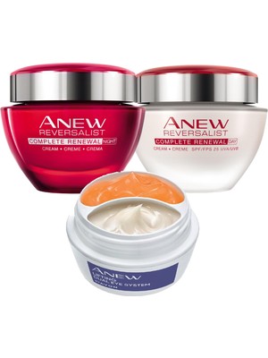 Avon Anew Reversalist Gece Gündüz Yüz Kremi ve Lift Ikili Göz Çevresi Bakım Paketi