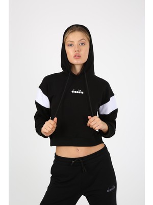 Diadora 176473-80013 W Lifestyle Crop Hoody Kadın Sweatshirt