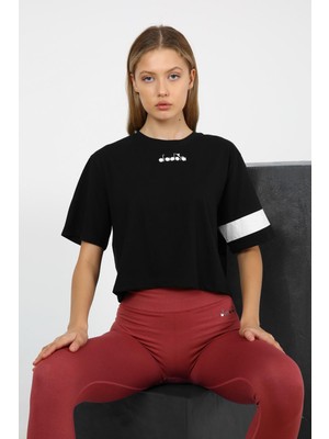 Diadora 175694-80013 W Kadın Crop T-Shirt