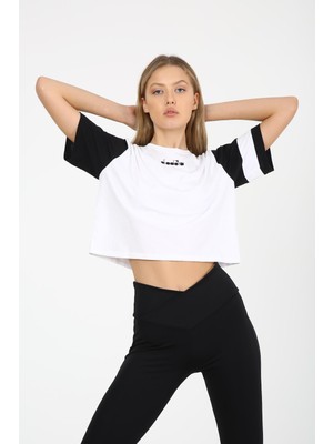 Diadora 175694-20002 W Kadın Crop T-Shirt