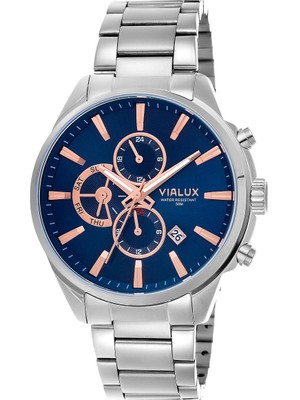 Vialux Çelik Erkek Kol Saati VX532S-11SR