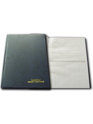 Gürpaş Cilt Bezi Taksitli Senet Defteri 160 Adet 20 x 28 cm