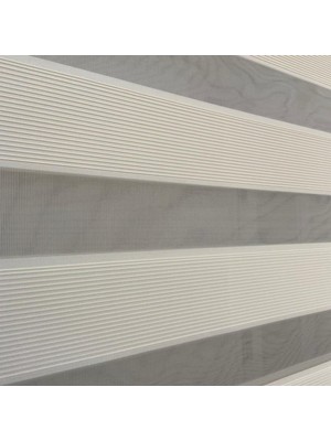 Volper Mekanik Vp 921 Stor Zebra Perde Mikro Plise Ekru Etek Dilimli 80 x 200 cm