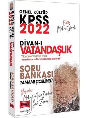 Yargı Yayınevi 2022 KPSS Genel Kültür  Divan-I Vatandaşlık Tamamı Çözümlü Soru Bankası