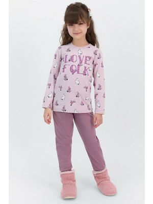 RolyPoly Kız Çocuk Pijama Takım RP2573-G 22K