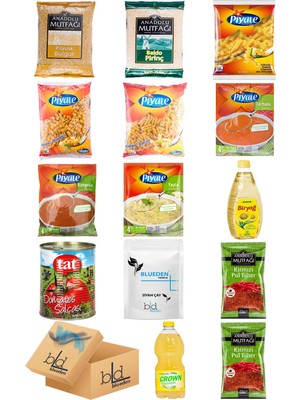 Blueden Kumanya Yardım Hediye Paketi 14 Parça 120 Nolu Paket
