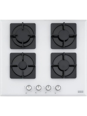 Franke New Square Fhns 604 4g Wh C White Glass Ocak