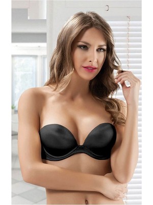 Le Jardin Siyah Renk Çift Dolgulu Sütyen