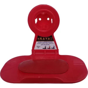 Mobil Şarj Priz Askılığı Plastik (Küçük-Yatay) Baya-02