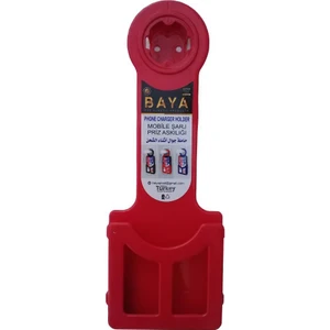 Mobil Şarj Priz Askılığı Plastik (Büyük-Dikey) Baya-01