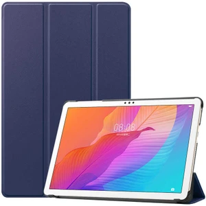 Case 4U Huawei Mate Pad T10 Kılıf Smart Cover Katlanabilir Standlı Tablet Akıllı Kapak Lacivert
