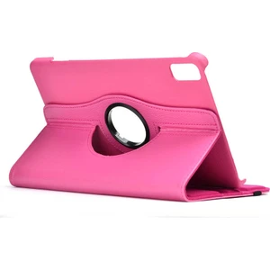 Case 4U Huawei Mate Pad 10.4 Kılıf Uyku Modlu 360 Derece Dönebilen Standlı Tablet Kılıfı Pembe