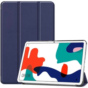 Case 4U Huawei Mate Pad 10.4 Kılıf Smart Cover Katlanabilir Standlı Tablet Akıllı Kapak Lacivert
