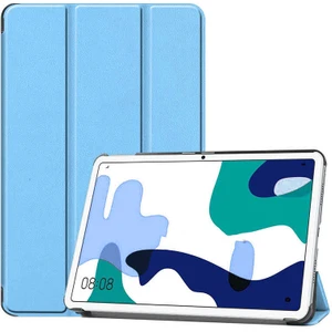 Case 4U Huawei Mate Pad 10.4 Kılıf Smart Cover Katlanabilir Standlı Tablet Akıllı Kapak Mavi