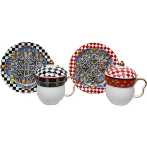 Lucky Art Lyhd 414 Ember Bone 6lı Cay Fincan Seti
