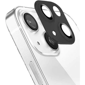 Case 4U Apple iPhone 13 Mini Kamera Lens Koruyucu Metal Tempered Cam Siyah