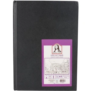 Mona Lisa Sketch Sert Kapak Eskiz Defteri A5 100 gr 80 Yaprak