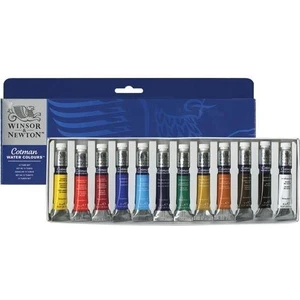 Winsor & Newton Cotman Tüp Sulu Boya 12 Renk x 8 ml