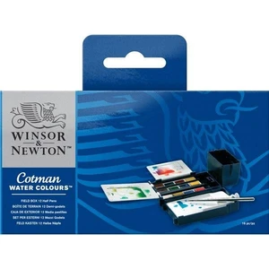 Winsor & Newton Winsor&newton Cotman Field Box 1/2 Tablet Sulu Boya 12 Renk