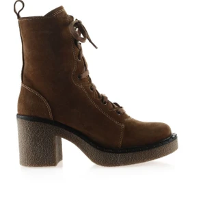 Bueno Shoes Taba Süet Kadın Topuklu Bot