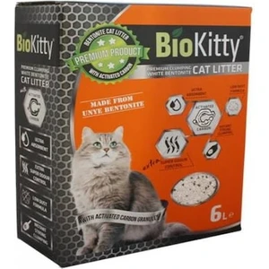 BİOKİTTY KEDİ KUMU 6L ACTİVE CARBON BENTONİT İnce Taneli