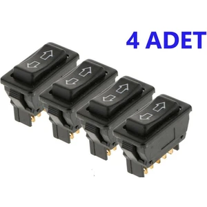 Ünıversal Ok Isaretlı Cam Dügmesı Anahtarı 5 Pınlı  (4 Adet)