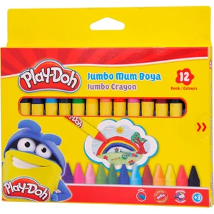 Silinebilir Crayon Mum Boya Jumbo 12 Renk