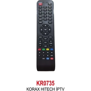 KR0735 Korax Hıtech Exn Power Iptv Hd Uydu Kumandası