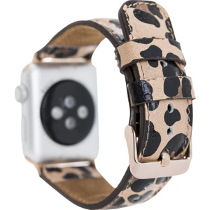 Apple Watch Uyumlu Deri Kordon 42-44MM Leopar Ne