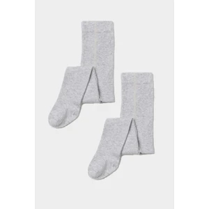 Mem Socks 2'li Desensiz Pamuklu Çocuk Külotlu Çorap