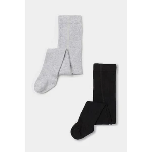 Mem Socks 2'li Desensiz Pamuklu Çocuk Külotlu Çorap