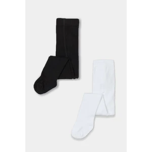 Mem Socks 2'li Desensiz Pamuklu Çocuk Külotlu Çorap