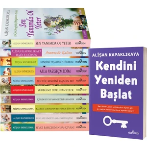 Asla Vazgeçmedim  - Sen Hiç Kendini Yaşadın Mı? - Kendimi Yaşamak İstiyorum - Alişan Kapaklıkaya - 11 Kitap Set
