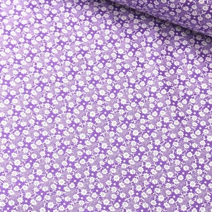 Daisy Star Mor Çıtır Papatya Poplin Kumaş