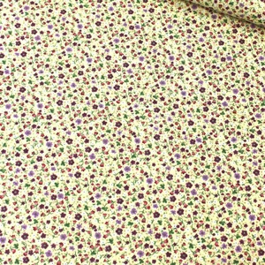 Daisy Star Sarı Çıtır Çiçek Poplin Kumaş