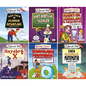 Eğlenceli Bilgi Matematik 6 Kitap Set / Yazı Tura ve Olasılık Hesapları - Dört Dörtlük Işlemler - Mantık Oyunları ve Paradokslar - Hayalet x - Yontulmuş Matematik - Öldürücü Matematik