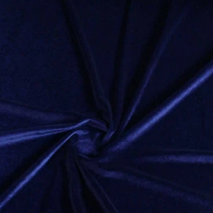 Lacivert Ipek Kadife Kumaş